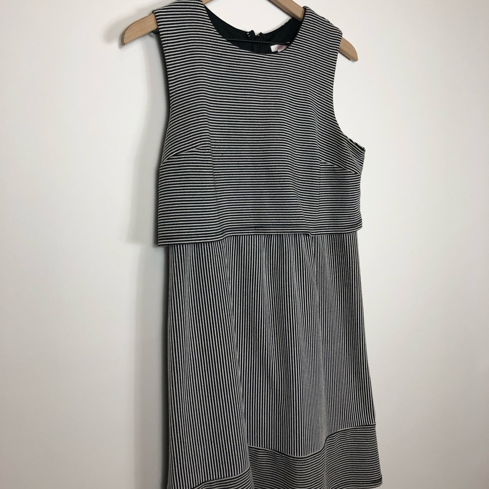 Xhilaration Black and White Mod Dress